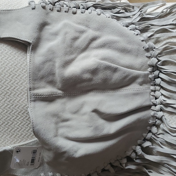 Free People Riley Fringe Bag/Neutral Plaster - Picture 6 of 16